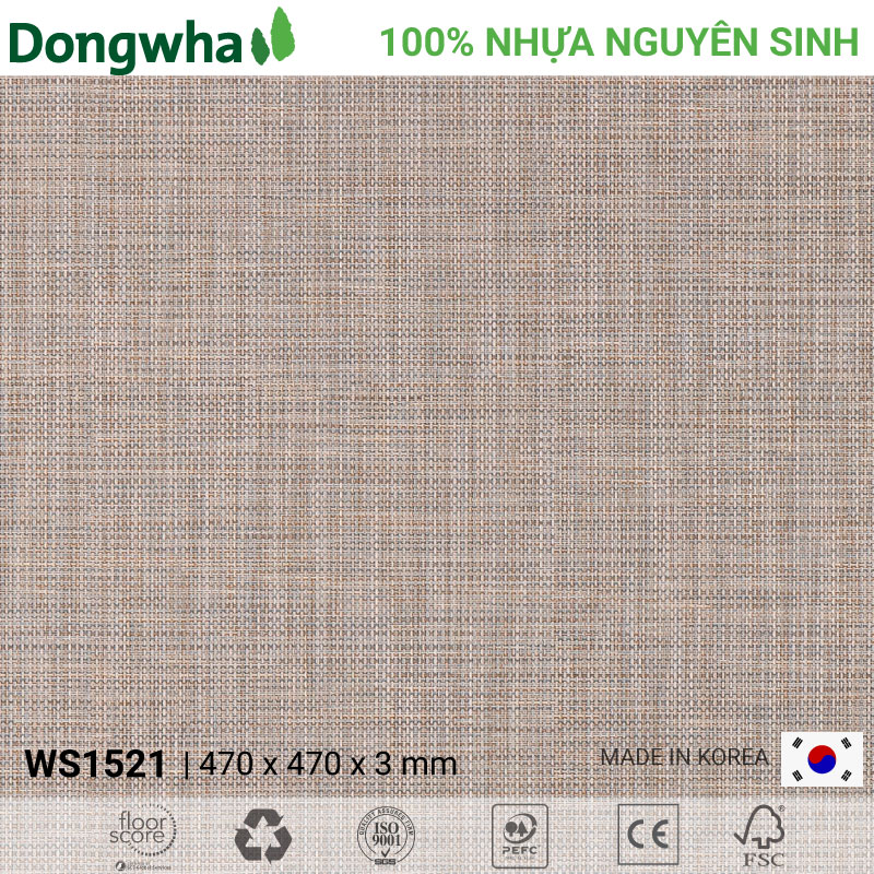 Sàn nhựa Dongwha WS1521 Woven - 3mm