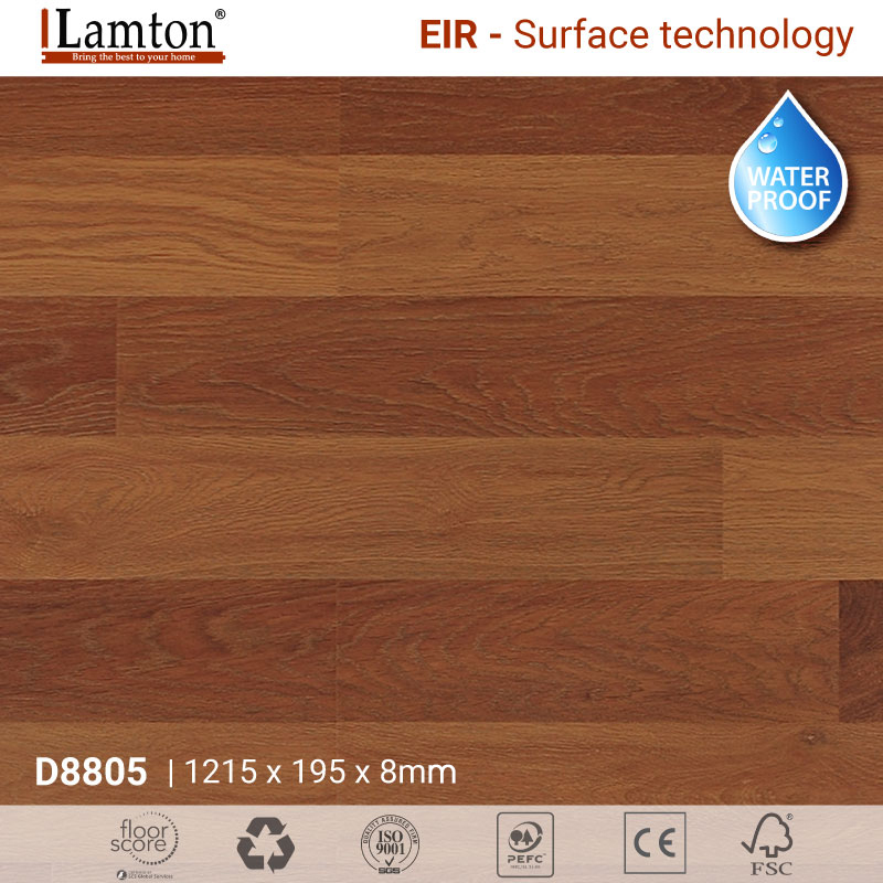 Sàn gỗ Lamton D8805 Jatoba 8mm - AC4