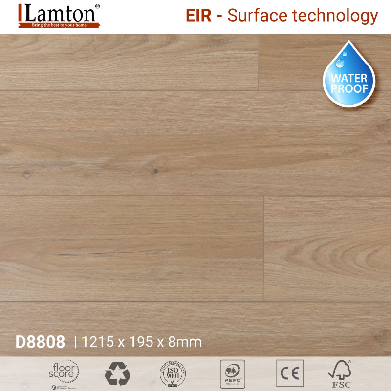 Sàn gỗ Lamton D8808 Taupe 8mm - AC4