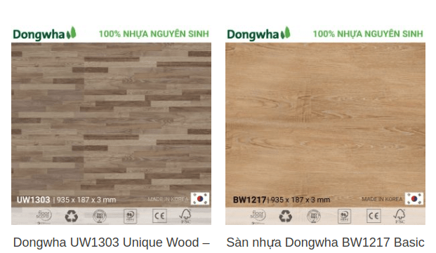 sàn nhựa dongwha hàn quốc