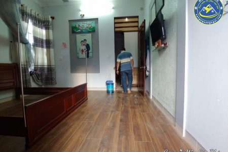 phối màu sàn gỗ và nội thất