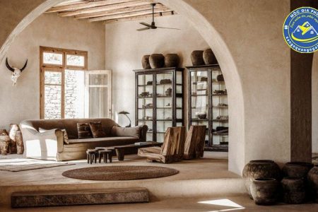 phong cách nội thất rustic